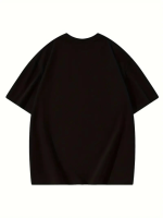 Thousand Baskılı Oversize Bisiklet Yaka T-shirt - Görsel 3
