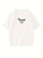 Thousand Baskılı Oversize Bisiklet Yaka T-shirt - Görsel 2