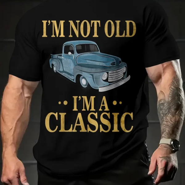 Baskılı Oversize Bisiklet Yaka T-shirt