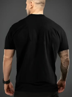 Baskılı Oversize Bisiklet Yaka T-shirt - Görsel 4