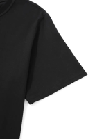 Baskılı Oversize Bisiklet Yaka T-shirt - Görsel 2