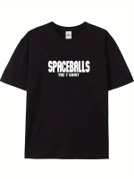 Baskılı Oversize Bisiklet Yaka T-shirt