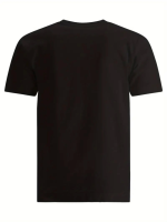 Baskılı Oversize Bisiklet Yaka T-shirt - Görsel 2