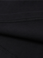Baskılı Oversize Bisiklet Yaka T-shirt - Görsel 4