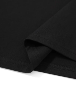 Baskılı Oversize Bisiklet Yaka T-shirt - Görsel 4