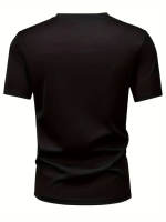 Baskılı Oversize Bisiklet Yaka T-shirt - Görsel 2