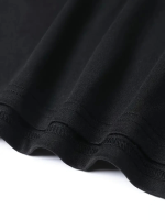 Baskılı Oversize Bisiklet Yaka T-shirt - Görsel 3