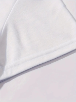 Baskılı Oversize Bisiklet Yaka T-shirt - Görsel 4