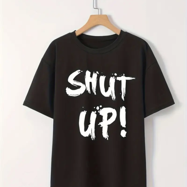 Baskılı Oversize Bisiklet Yaka T-shirt