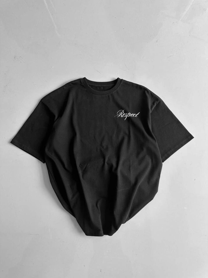 33ece192e9ee26d1d12d5cdb6bda57a8_74845-0.png Baskılı Oversize Bisiklet Yaka T-shirt - Görsel 1