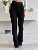 Kadın Yüksek Bel Lastik Kemerli çımalı Pantolon - Görsel 2