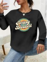 Kadın Uzun Kollu Bisiklet Yaka Viskon Iki Iplik Bluz - Görsel 3