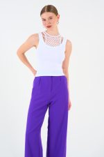 İçi Dantelli Kaşkorse Atlet - Görsel 2