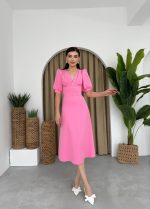 Linda Midi Elbise - Görsel 4