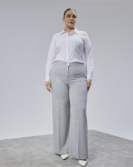 Poly Viscose Full Lycra Beli̇ Lasti̇kli̇ Battal Pantolon - Görsel 4