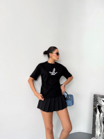 Kısa Kol Baskılı T-shirt - Görsel 4