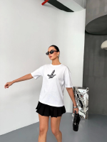Kısa Kol Baskılı T-shirt - Görsel 4