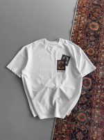 Erkek Baskılı Oversize T-shirt - Görsel 4