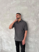 Yakalı Patlı Kısa Kol T-shirt - Görsel 2
