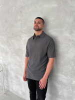 Yakalı Patlı Kısa Kol T-shirt - Görsel 4