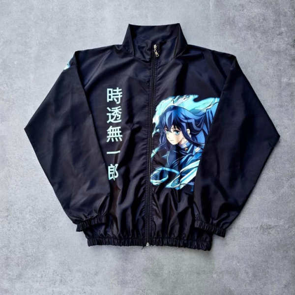 Fermuarlı Dijital Baskılı Rüzgarlık