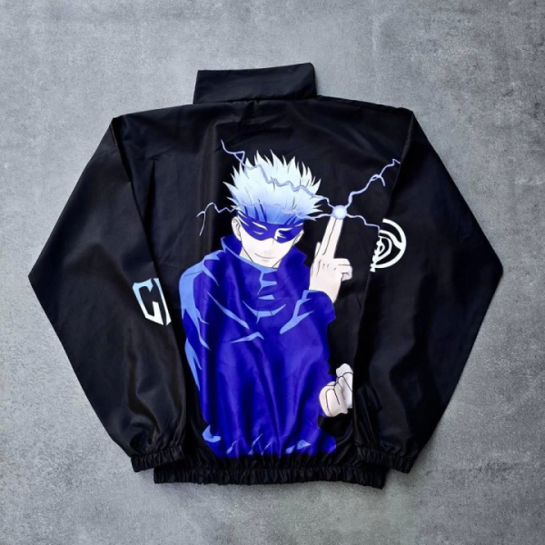 Fermuarlı Dijital Baskılı Rüzgarlık