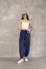 Osy Modal Yumuşak Dokulu Kumaş Şalvar Pantalon - Görsel 2