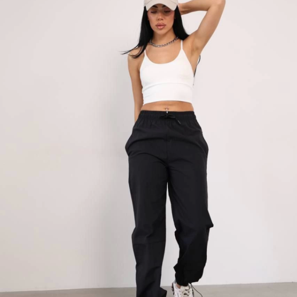 Praşut Kumaş Paça Cepli Baggy Eşofman