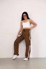 Praşut Kumaş Kargo Çeplı Baggy Esofman