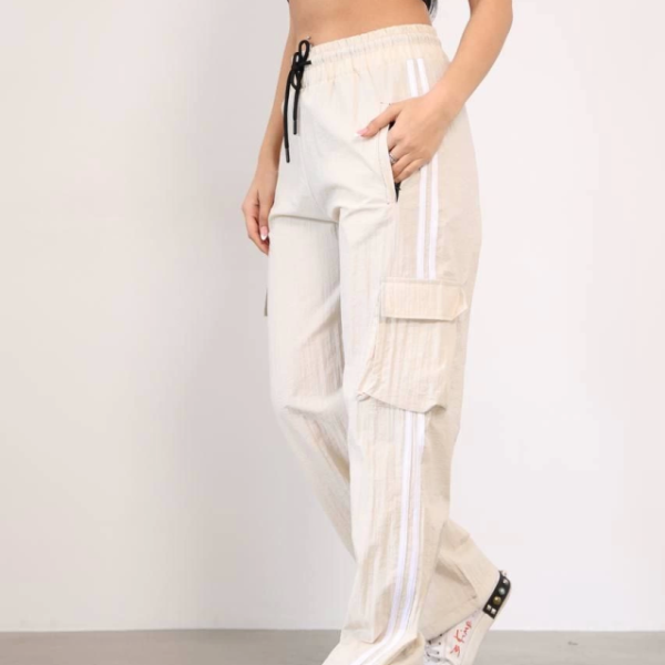 Praşut Kumaş Kargo Çeplı Baggy Esofman