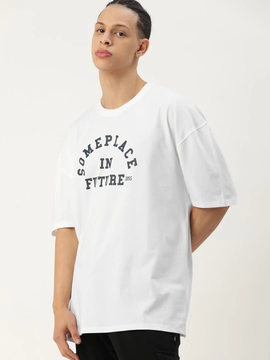 33ece192e9ee26d1d12d5cdb6bda57a8_78669-0.png Erkek Baskılı Oversize T-shirt - Görsel 1