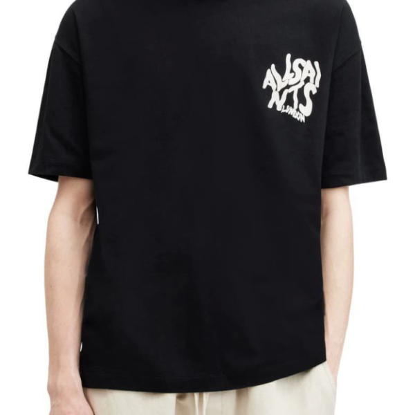 Erkek Baskılı Oversize T-shirt