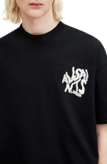 Erkek Baskılı Oversize T-shirt - Görsel 4