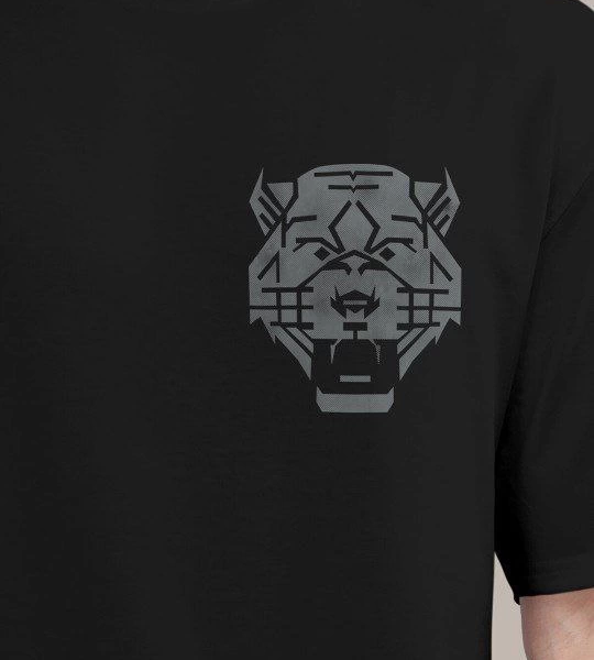 Erkek Baskılı Oversize T-shirt