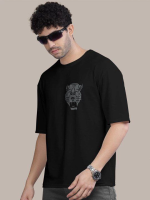 Erkek Baskılı Oversize T-shirt - Görsel 3