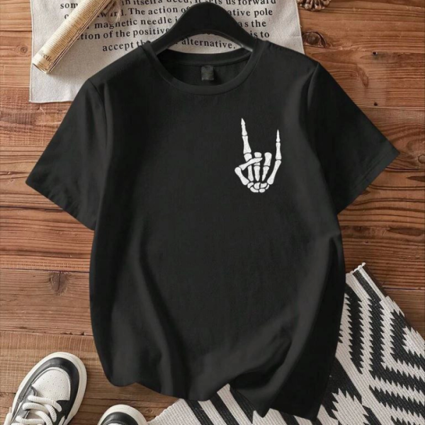 Erkek Baskılı Oversize T-shirt
