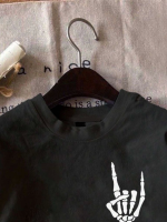 Erkek Baskılı Oversize T-shirt - Görsel 2
