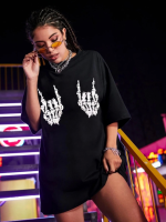 Baskılı Oversize T-shirt