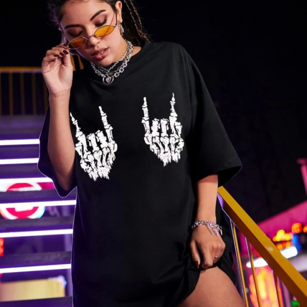 Baskılı Oversize T-shirt