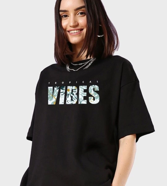 Baskılı Oversize T-shirt