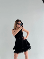 Mini Askılı Elbise