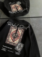Bisiklet Yaka Baskılı SweatShirt - Görsel 3