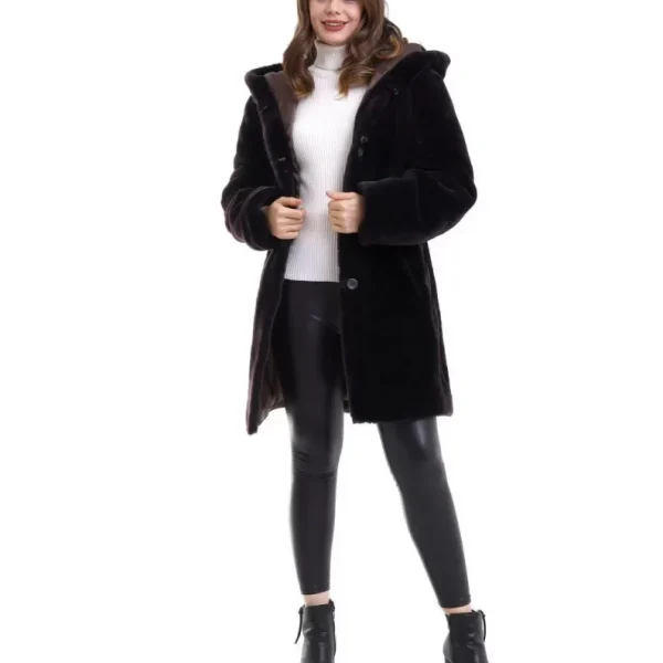 Reks Kapüşonlu Kaban