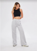 İki Iplik Bol Paça Eşofman Pantalon - Görsel 4