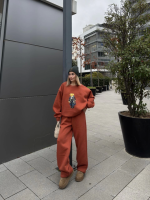 Bisiklet Yaka Üç İplik Sweat Takım - Görsel 3