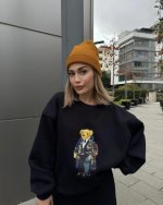 Bisiklet Yaka Üç İplik Sweat Takım - Görsel 2