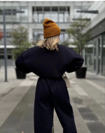 Bisiklet Yaka Üç İplik Sweat Takım - Görsel 3