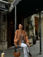 Kaşe Kaşmir Fermuarlı CEKET - Görsel 3