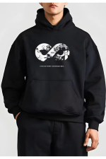 10 Kasıma Özel Üç İplik Kapşonlu Baskılı SweatShirt