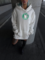 Üç İplik Penye Uzun Kol Kapşonlu SweatShirt - Görsel 2